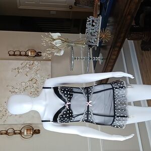 New Victoria's Secret Super Sexy Corset Garter Mini Dress. Size 36D